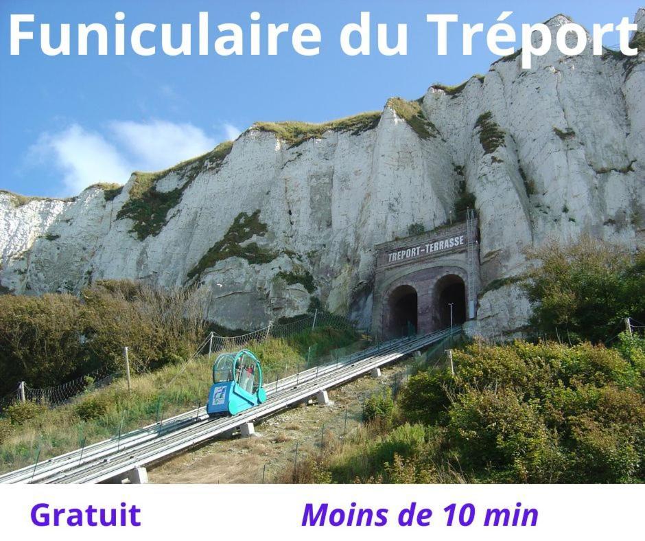 Caprices De Mer Appartement Avec Grand Balcon Et Vue A 300 M Plage, Apercu Mer, Lit Queen Size, Mers Les Bains Le Treport , Petit Dejeuner En Option, 2 Velos Fournis Εξωτερικό φωτογραφία